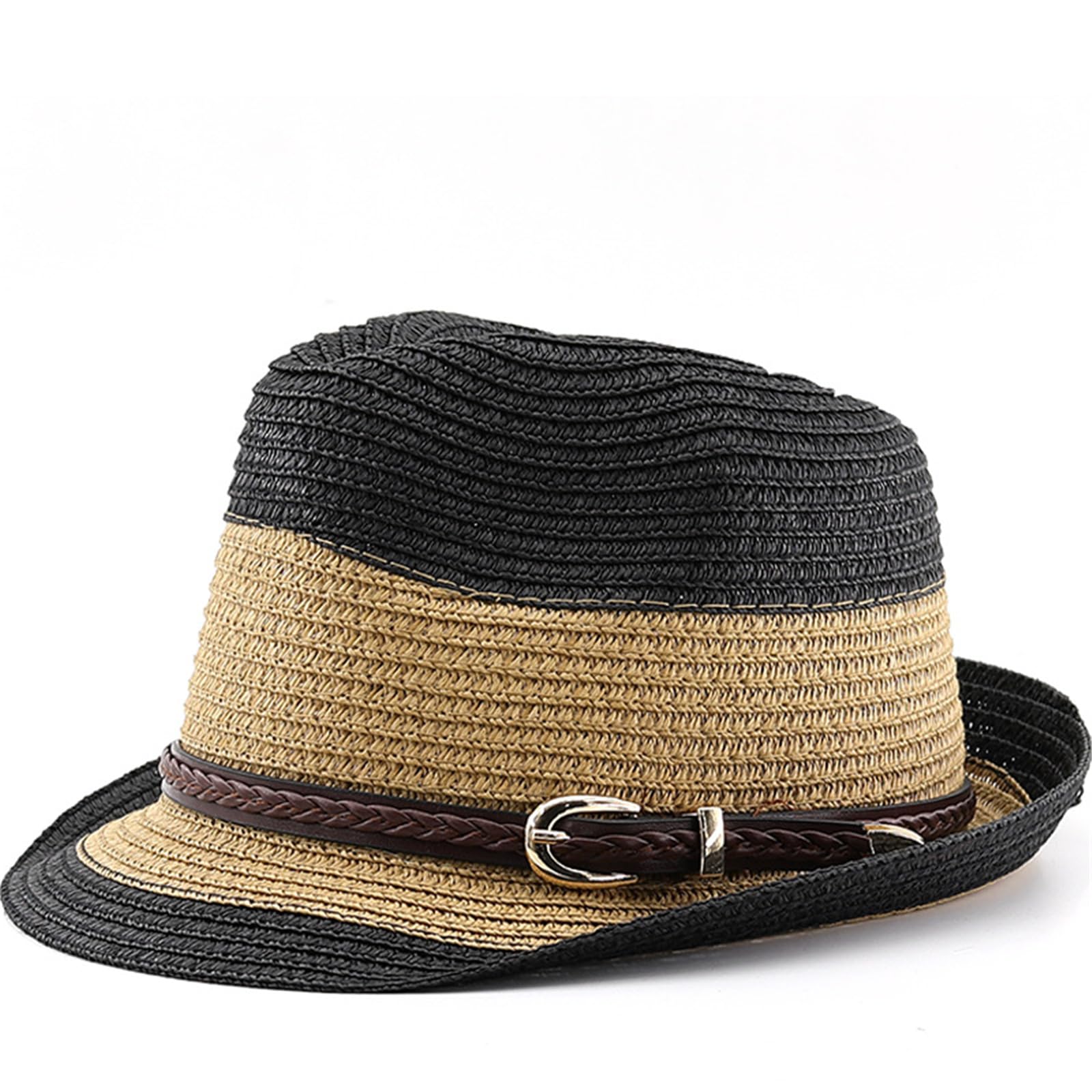 Woven Pork Pie Hat Toyo Straw Braid Pork Pie Hat – Village Hat Shop main image 2