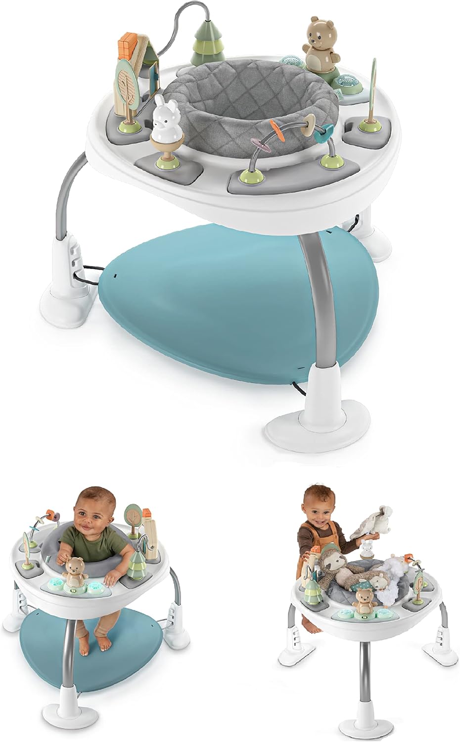 Ingenuity, Baby Activity Centre Jumper & Play Table 2in1 Spring