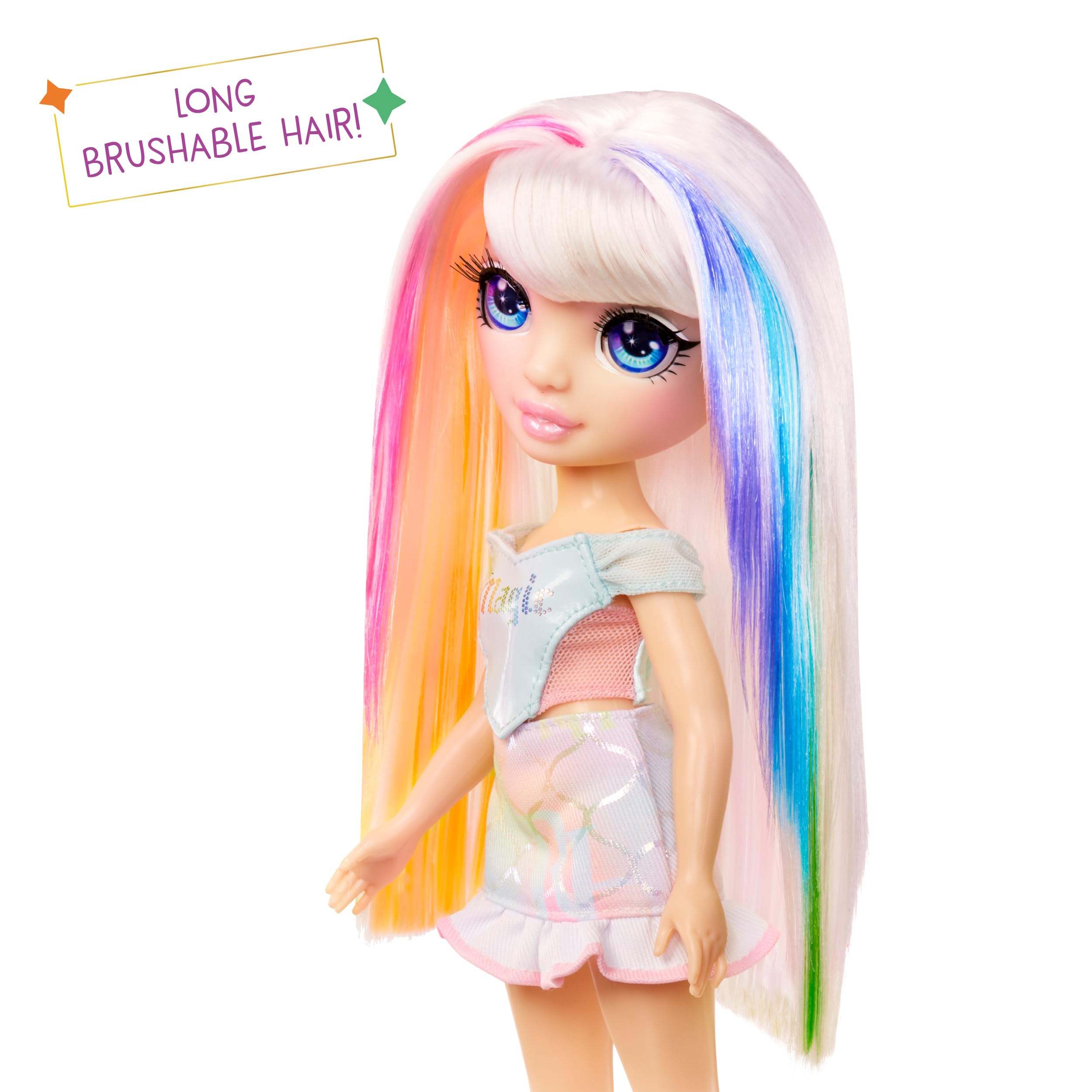 Rainbow High My Fashion Style Doll, Amaya, 28cm Rainbow Colour Fashion Doll with Statement Outfit and Stylish Handbag, Play - Image 4