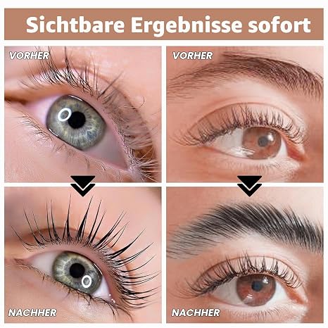 Libeauty Eyelash Dyeing Black Eyebrow Dyeing Black Complete with Reusable Silicone Eye Patches and Other Tools - Exquisite Small Packaging - 8 ml