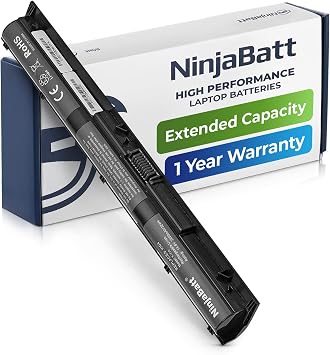 NinjaBatt Battery for HP 800049-001 K104 800010-421 KI04 KIO4 HSTNN-LB6R 17-G121WM TPN-Q160 TPN-Q158 TPN-159 TPN-Q161 TPN-Q162 HSTNN-DB6T HSTNN-LB6S - High Performance [4 Cells/2200mAh/32Wh]