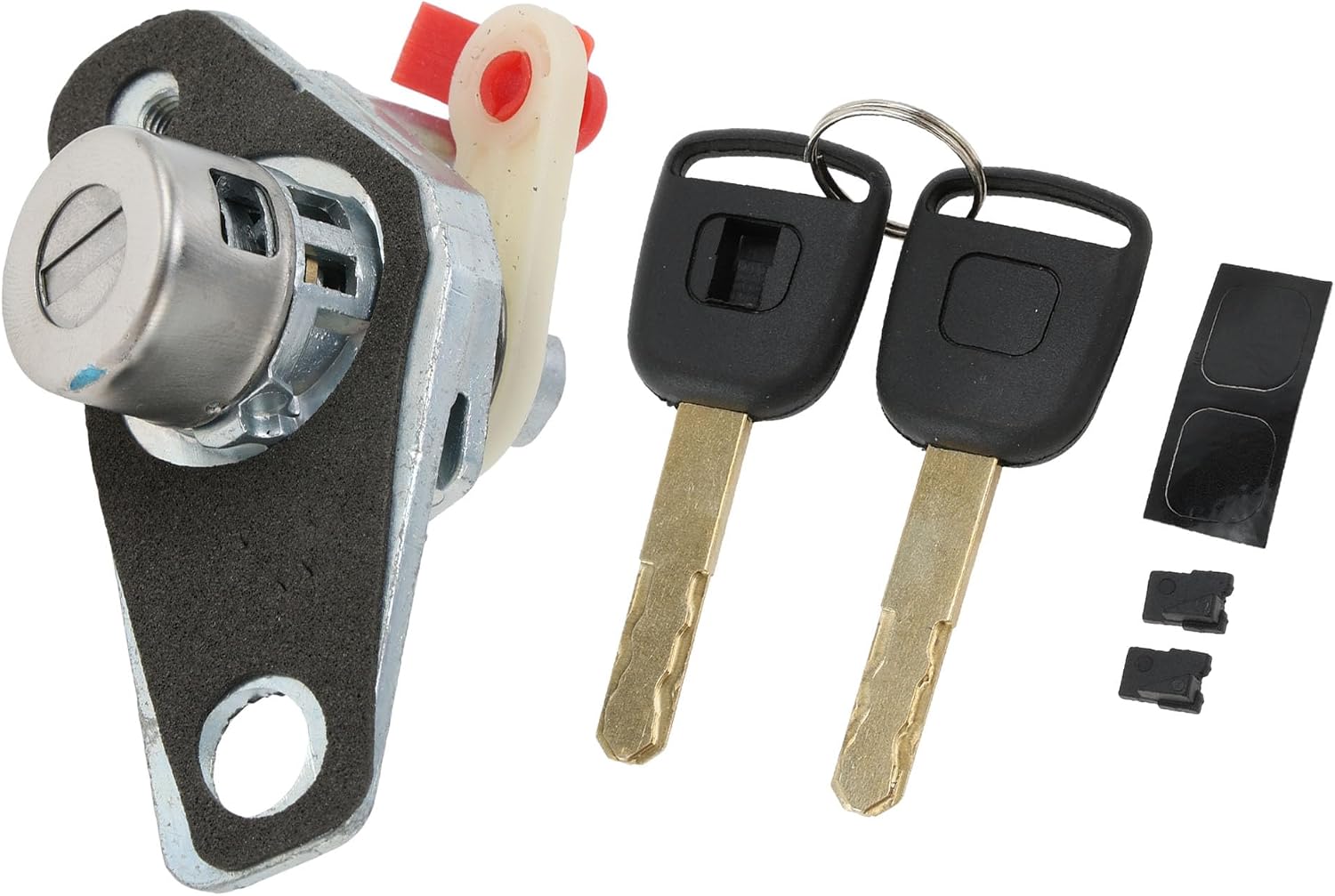 Trunk Lock Cylinder with 1 Pc Rear Trunk Lid Lock Cylinder and 2 Pcs Keys for Honda Civic 06-11 Rear Tailgate Release Hatch Latch No.74861SNAA01 Metal