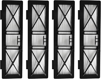 4Pcs Replacement HEPA Filters Vacuum Cleaner Filter Parts Compatible with Neato Botvac D & Connected Series D7 D80 D85 D3 D75 D5 70e 75 80 85