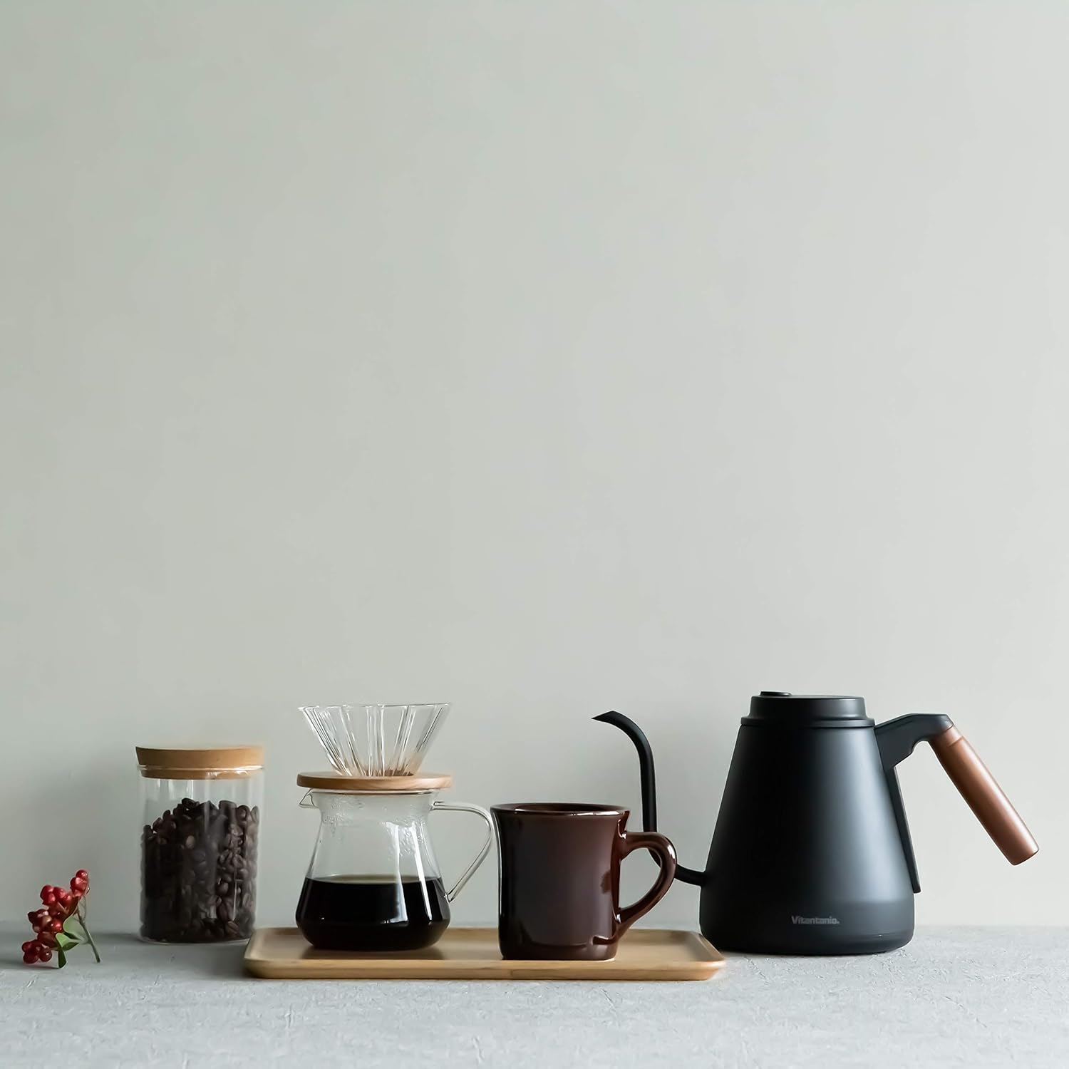 TAMAKI T-893364 Mug, Cozy Brown, Diameter 4.6 x Depth 3.4 x Height 3.6 inches (11.7 x 8.7 x 9.2 cm), 10.1 fl oz (300 ml), Microwave and Dishwasher Safe, Made in Japan