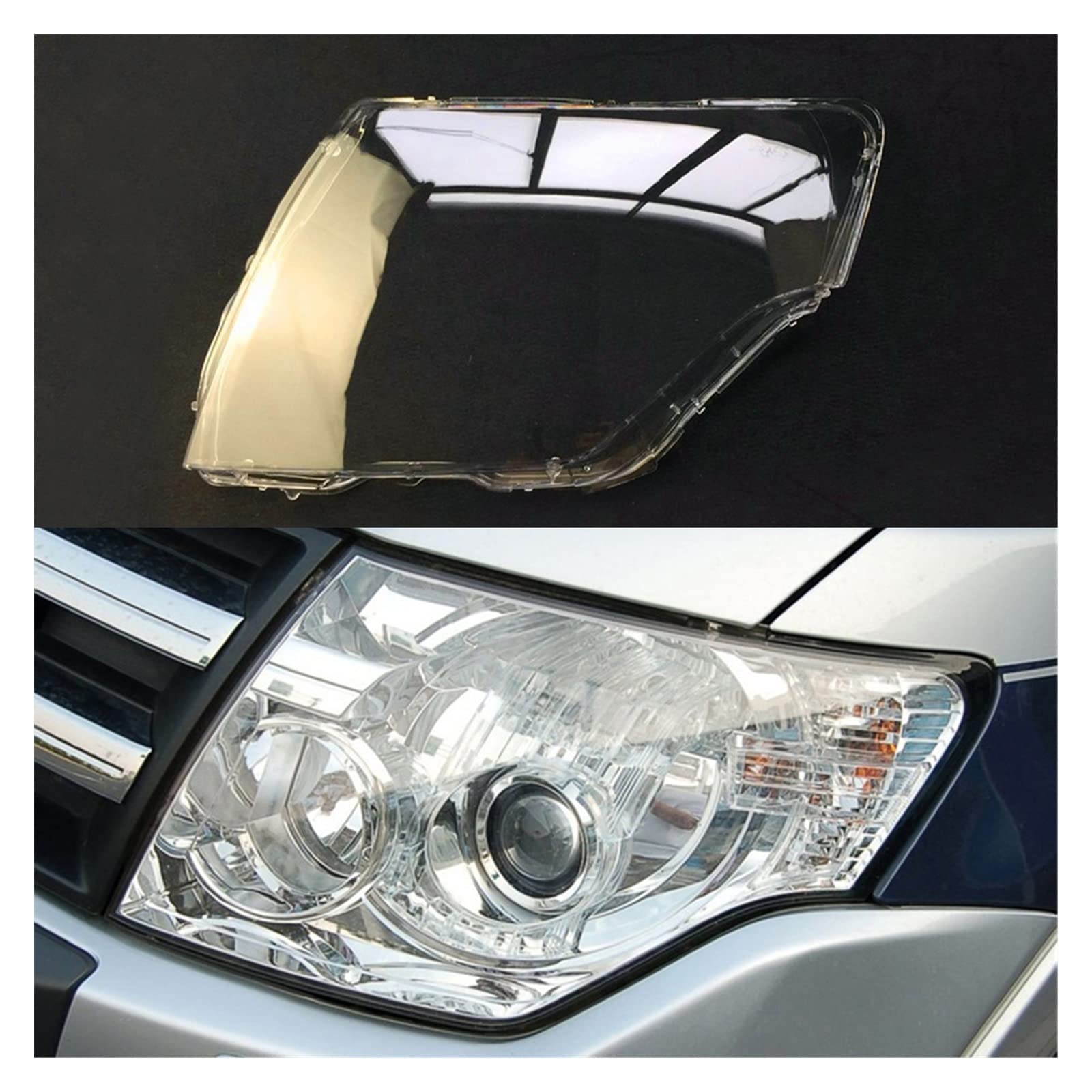 Amazon.co.jp: 車ヘッドランプ 三菱パジェロ V97 V87 V93 2007 〜 2018