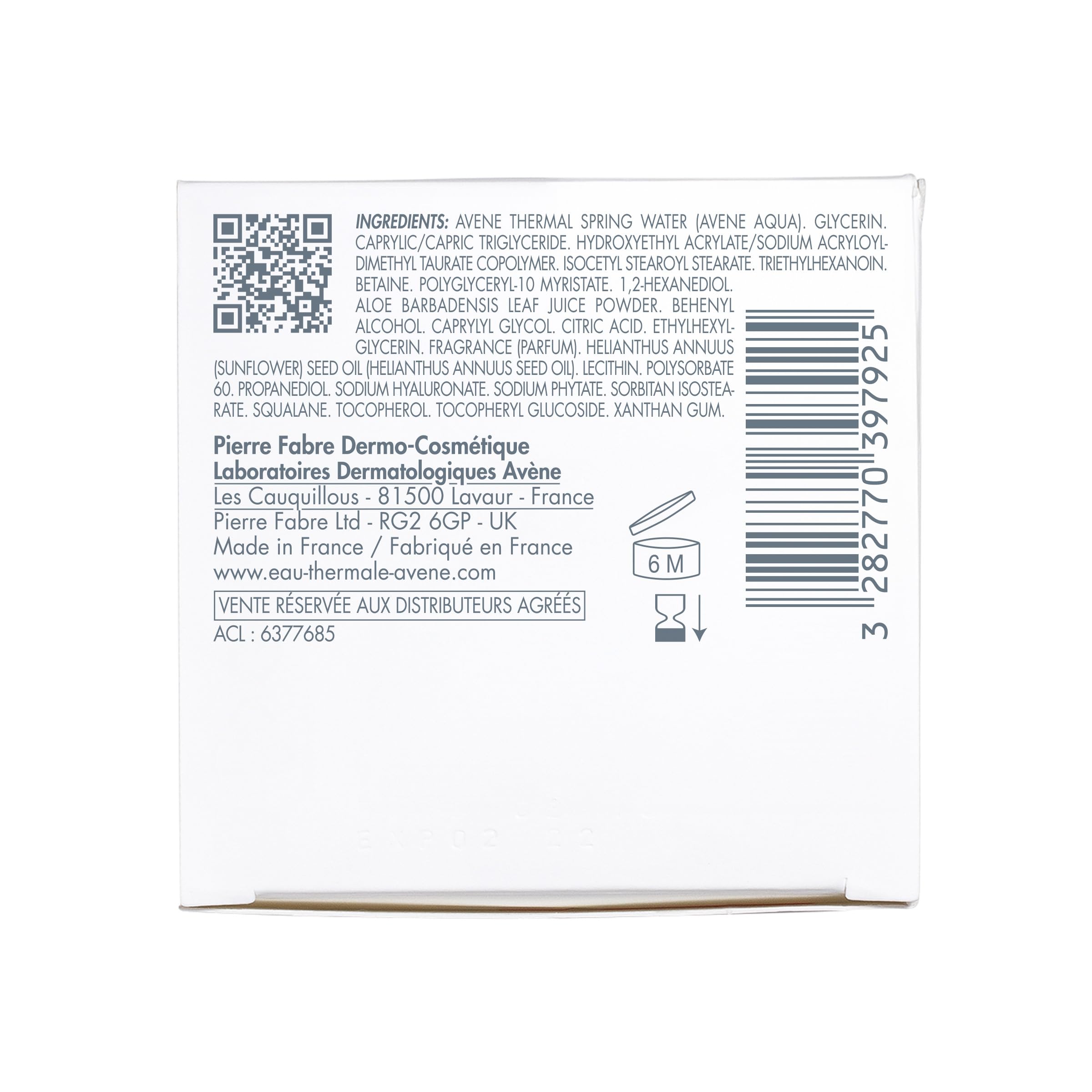 Avène Hydrance Hydrating Aqua Cream-in-Gel, 24 Hour Hydration, Antioxidant Protection