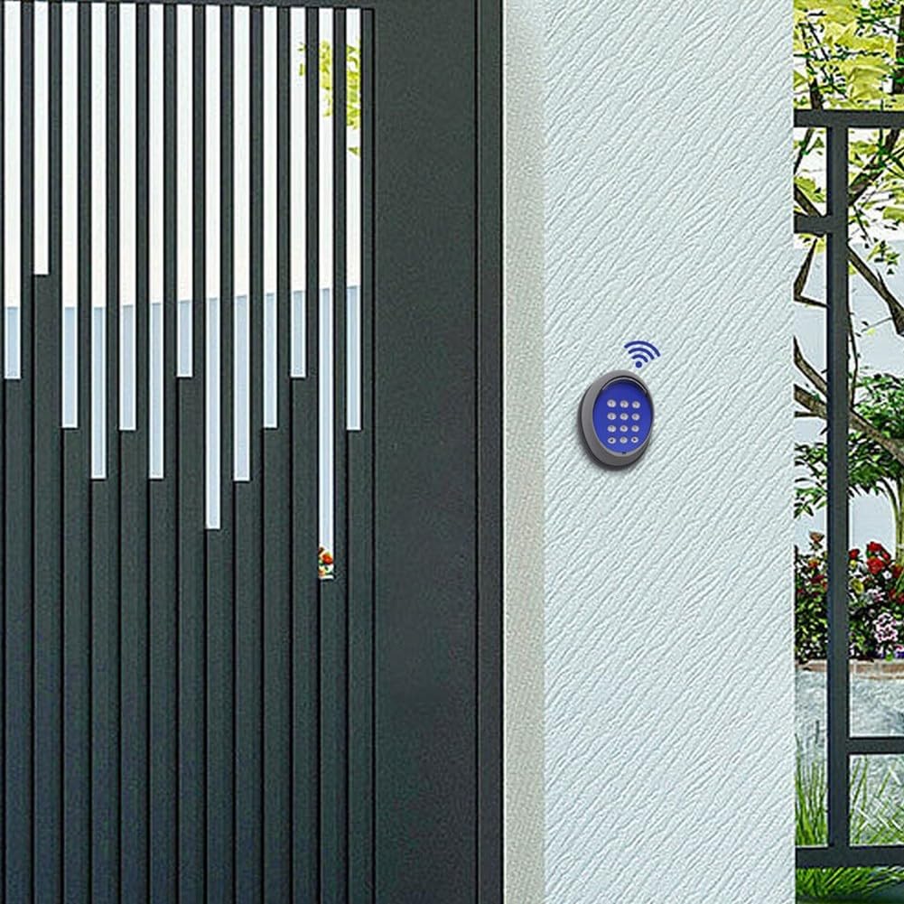 Télécommande sans fil pour porte de garage 433 MHZ avec mot de passe, contrôle d'accès, clavier numérique sans fil étanche