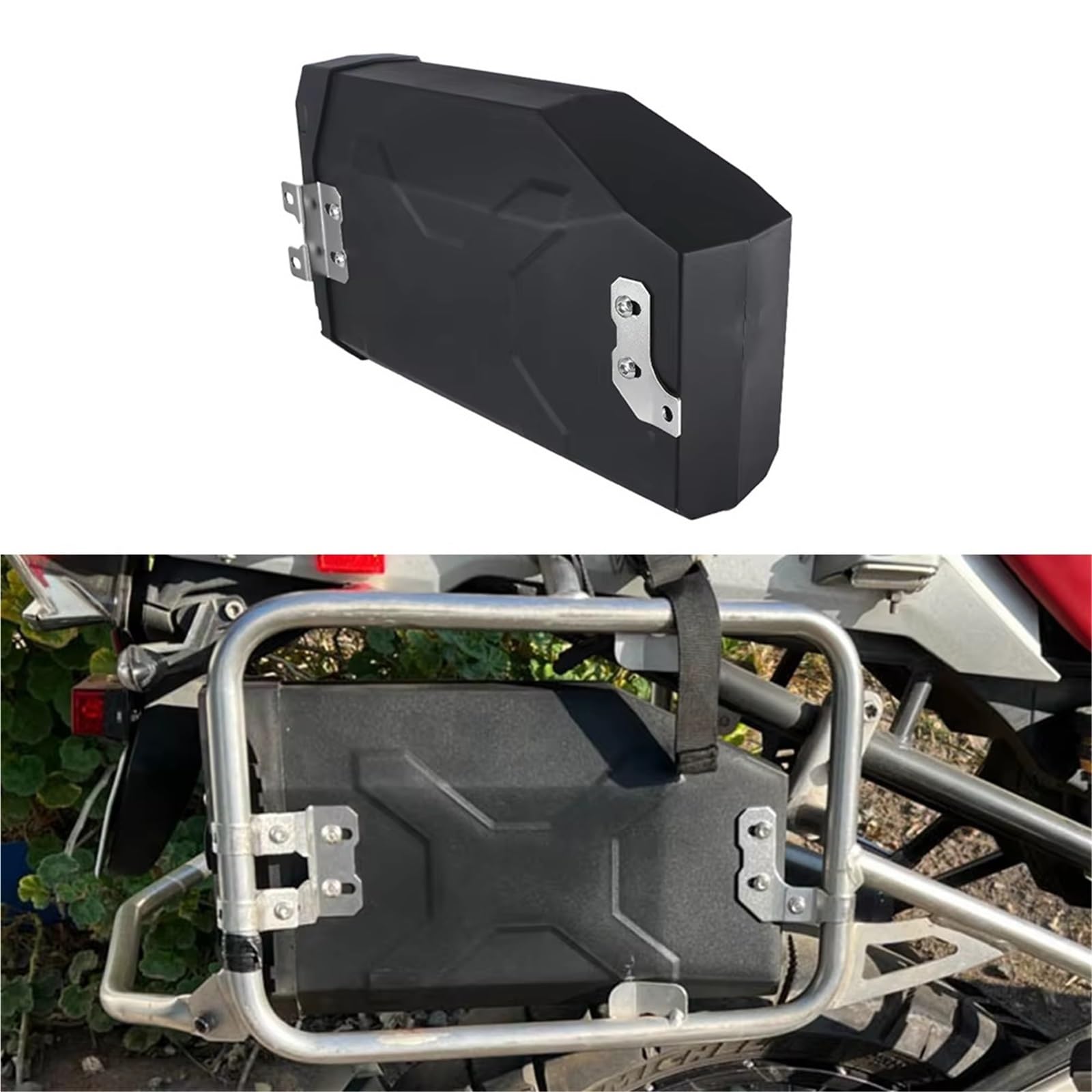 motocyklowyTopcase R1200GS Adventure R1200GS pasuje do BMW R1200GS/Adv 2004-2011 2012 motocykl plastikowa boczna skrzynka narzędziowa uchwyt bagażnika motocykla(Toolbox)