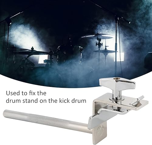 Miniatura 5 de Abrazadera de soporte de tambor, clip de campana de metal ajustable, accesorios de fijación de tambor de percusión (5 pulgadas) accesorios de