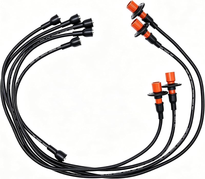 Jogo de cabos de vela OXCANO 09001 para Volkswagen 1946–1979 – 5 unidades