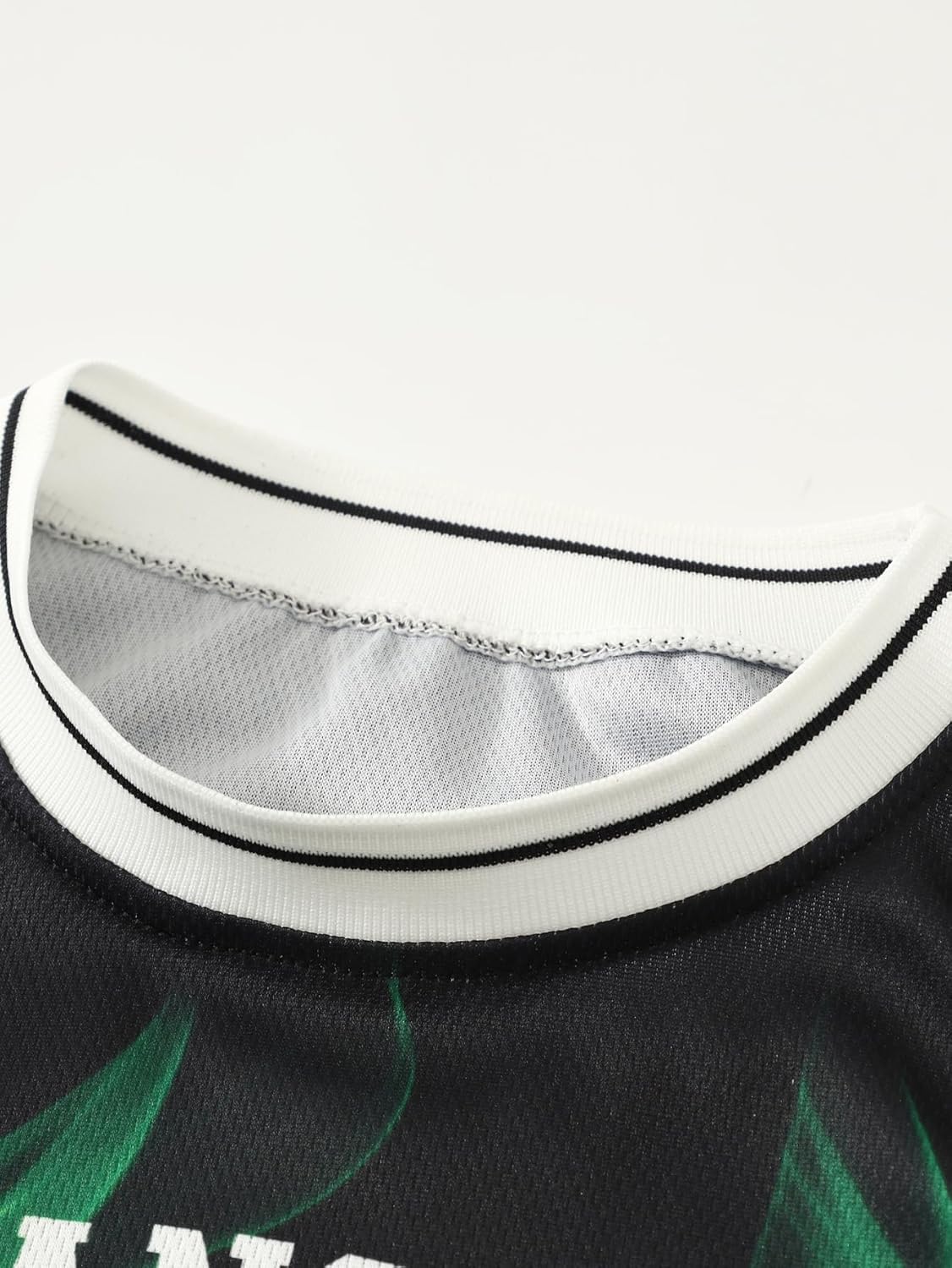 2 or 6 Piece Kids Boys Basketball Jersey Set Youth Letters Printed Lightweight Basketball Tank Top and Track Shorts - Image 3