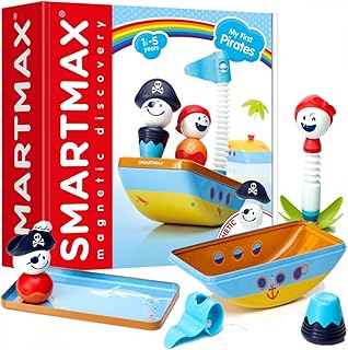 Smartmax - My First Pirates - Educational Magnetic Construction Toy - Creative Building Set for Children 1 to 5 Years - Multilingual - SMX 236