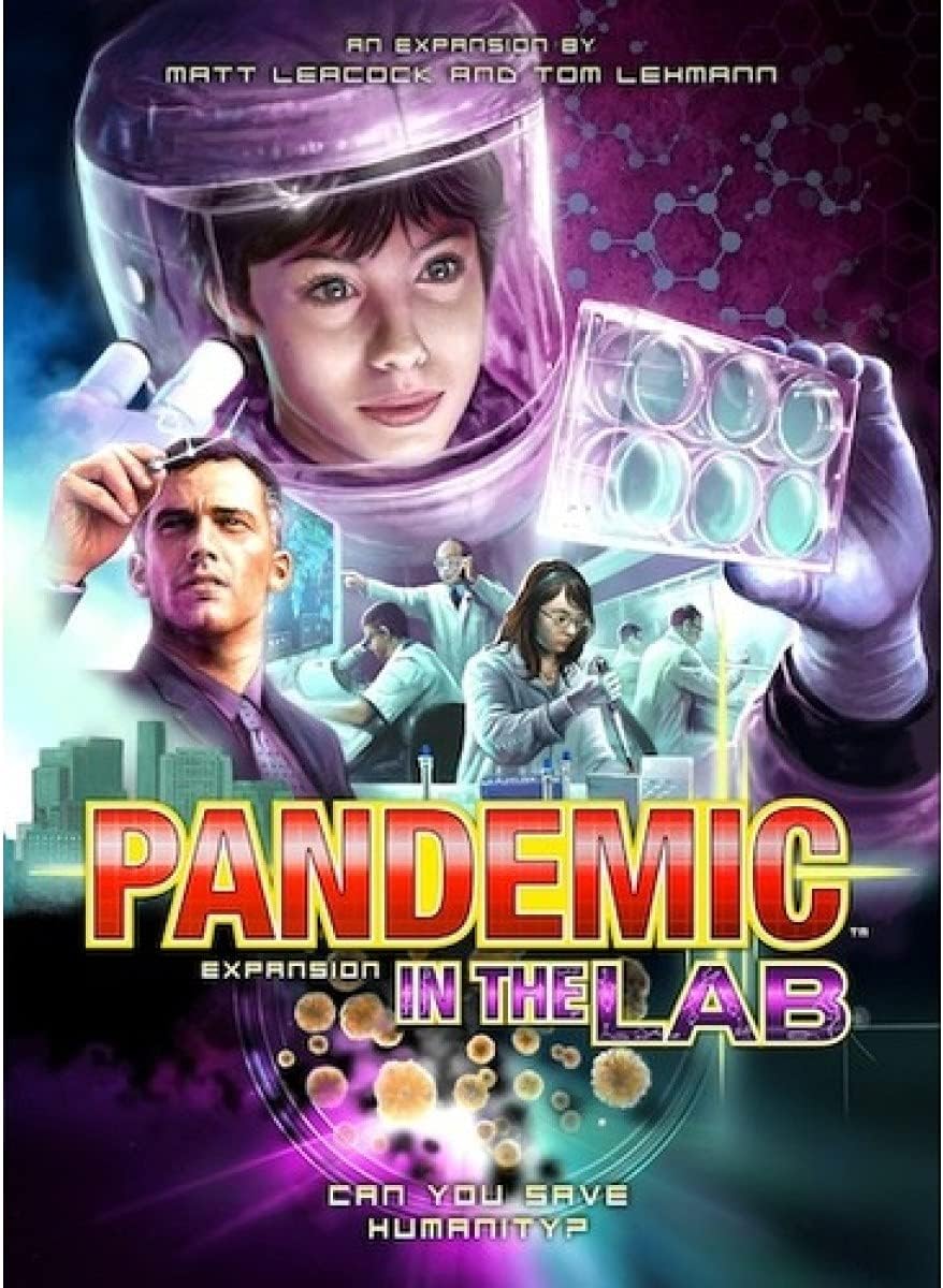 Pandemic In the Lab Board Game EXPANSION Race Against Time to Discover Cures! Cooperative Strategy Game for Kids and Adults, Ages 8+, 1-6 Players, 45 Minute Playtime, Made by Z-Man Games