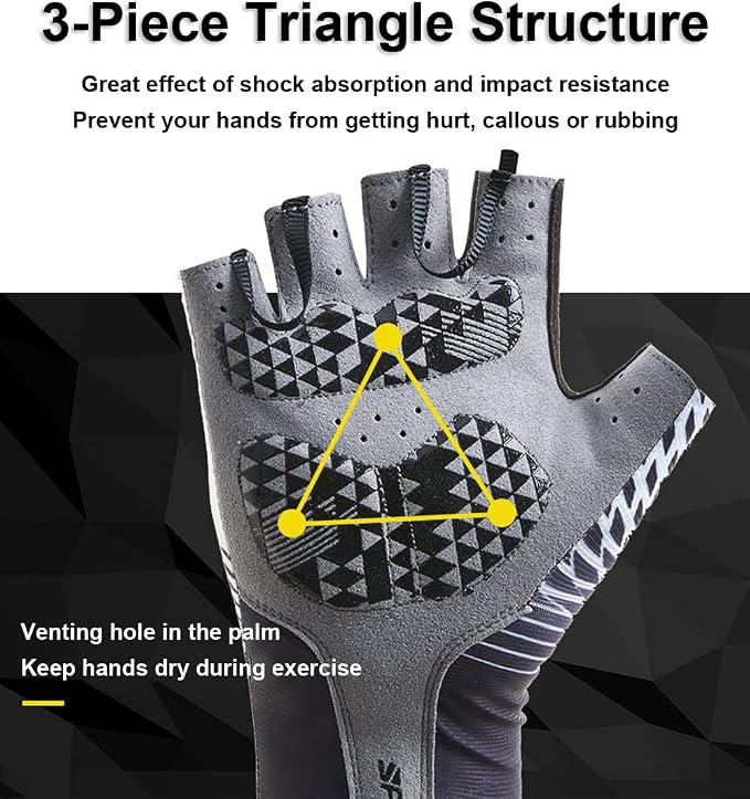 Guantes para ciclismo SUJAYU dedos cortos talla XXL miniatura 3