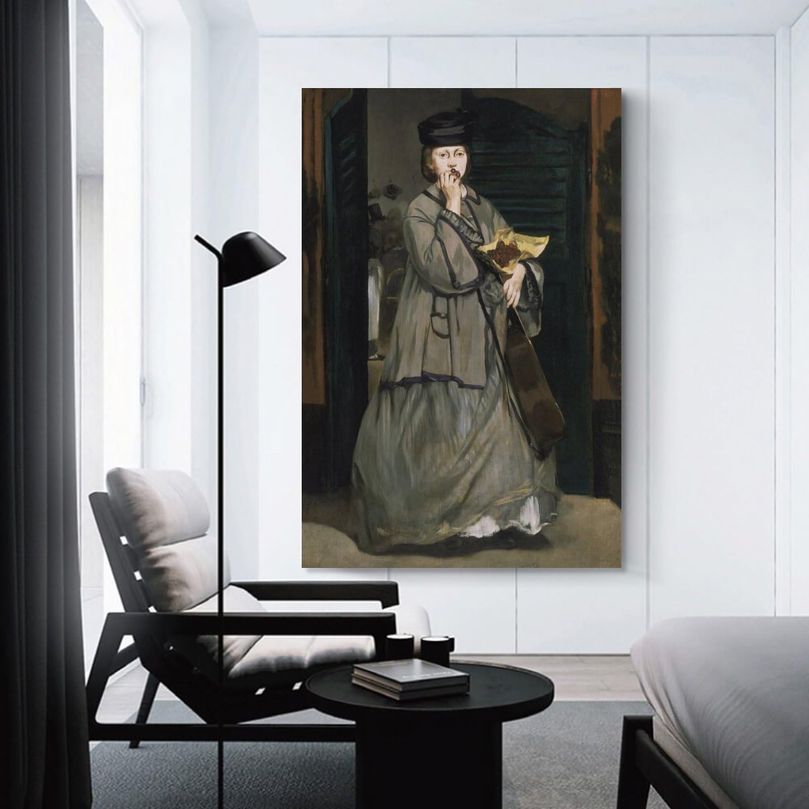 エドゥアール・マネ『街の女歌手』 1862年 56x35cm 複製ポスター 高