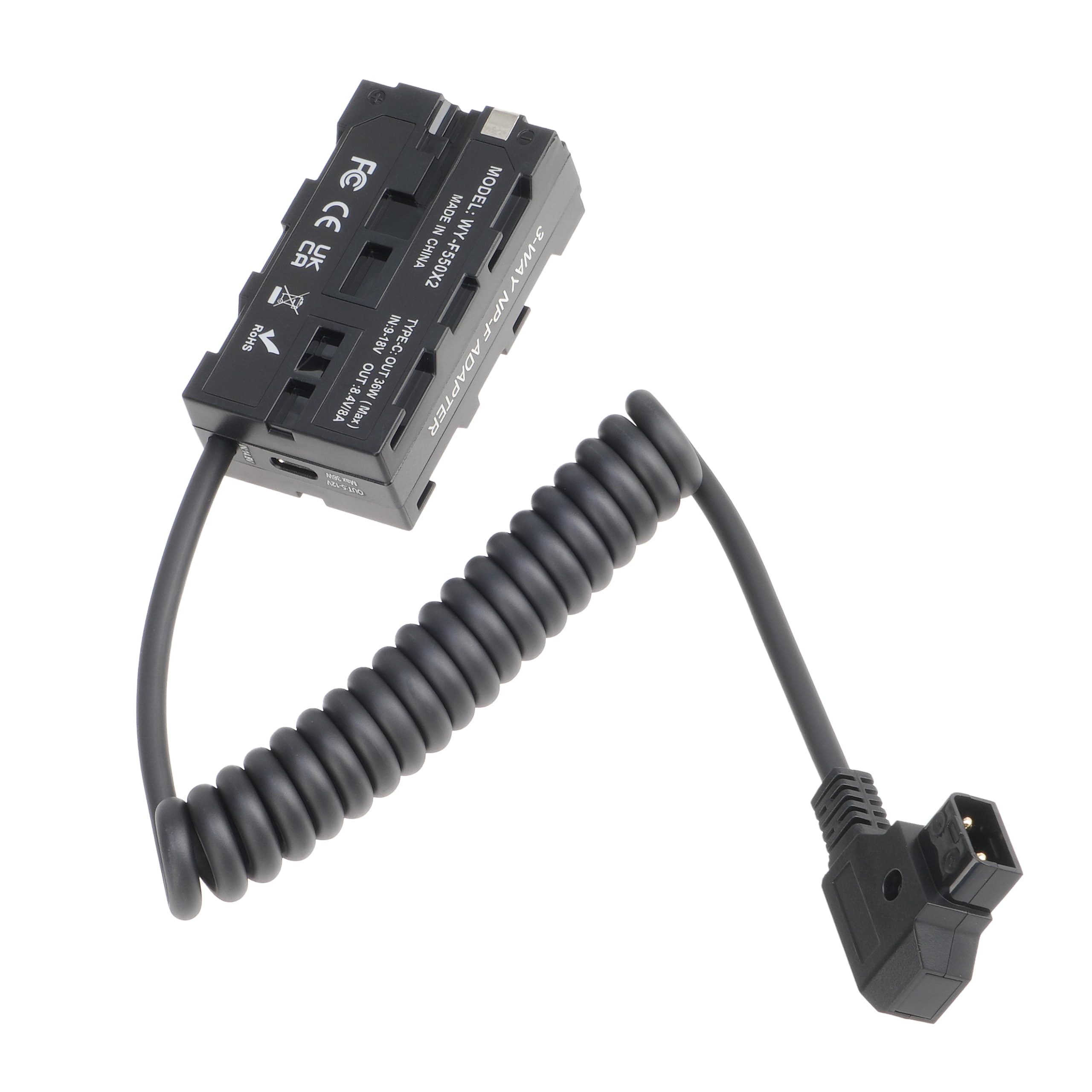 Fotga V-Lock D-Tap Batterijplaat – Voor Sony NP-F Naar V-mount – 14.8V – Voor Camera & Monitor