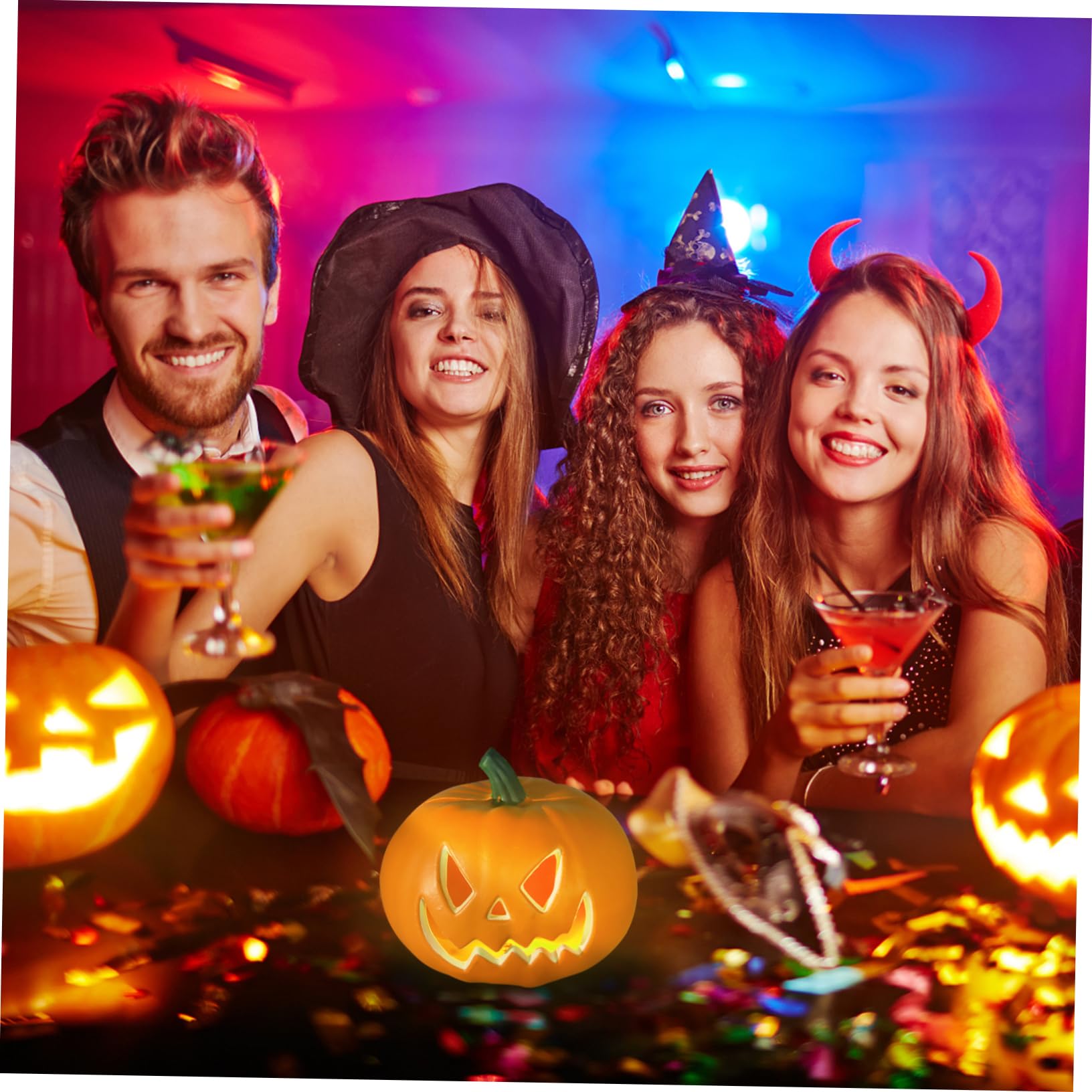 Posąg Dyni Festiwalowej Halloween Światło Dekoracyjne Oświetlenie Zewnętrzne Dyni Różne Sztuczne Dynie Żniwne Centralny Element
