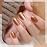 RARJSM Nude Glitter Gel Nail Polish Bronze Golden Rainbow Glitter Chunky Iridescent Sparkle Shimmer Diamond Transparent Gel Polish Single Bottle Soak off UV LED Cured for Home Salon Manicure