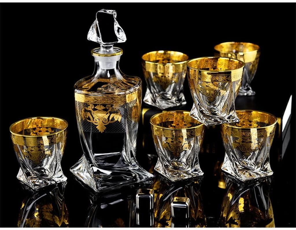 European-style Whisky Glass Set Luxurys Wine Set for Bar Creative Classical