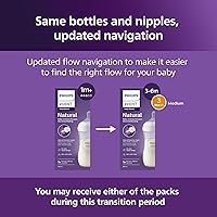 Vista 8 de Philips Avent - Biberón natural con boquilla de respuesta natural, morado, 9 onzas, paquete de 4, SCY903/34