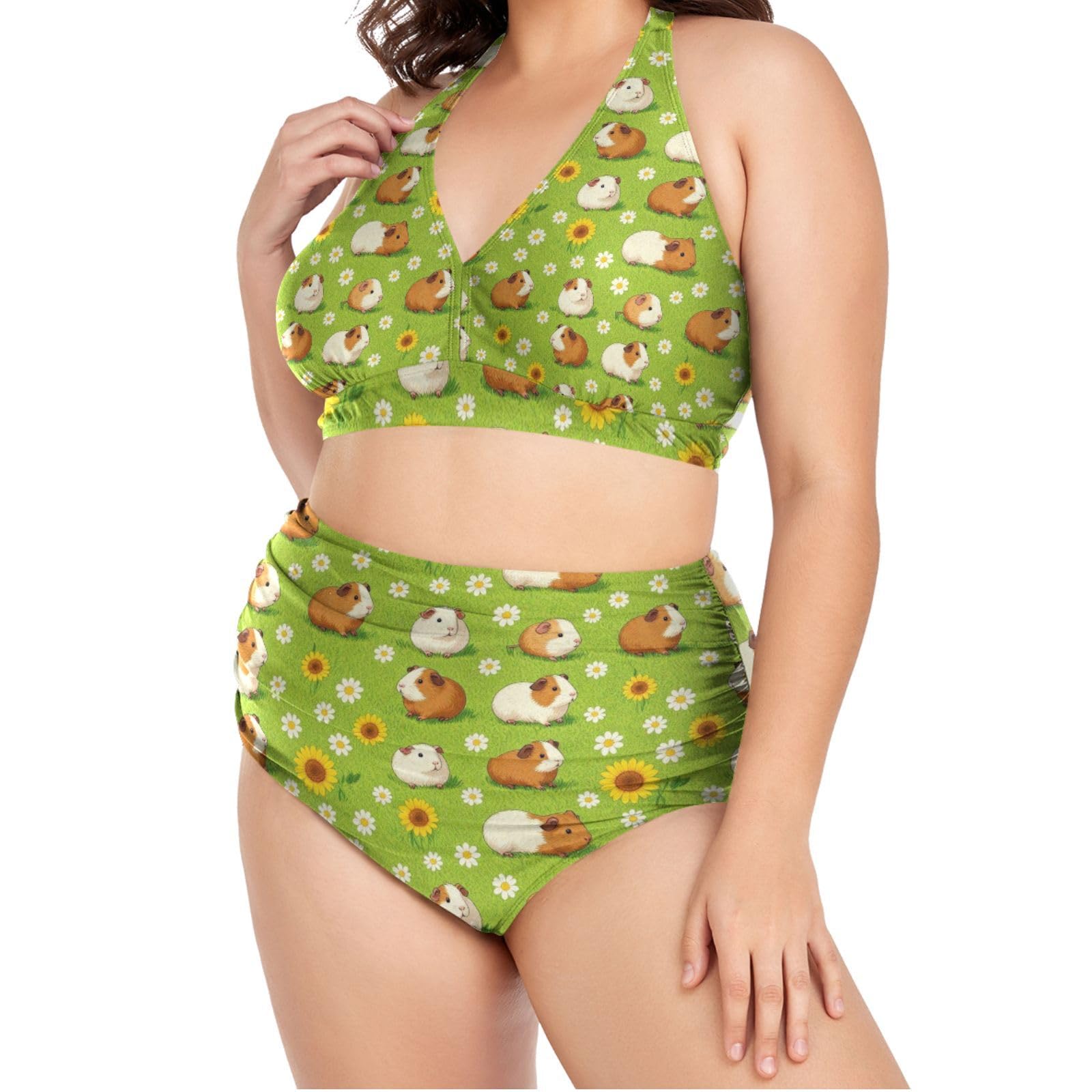 FRODOTGV Costumi da bagno da donna curvy, da L a 4XL
