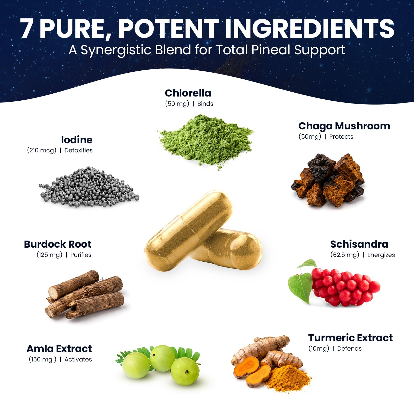 Pineal XT Gold Pineal Gland Supplement, Third Eye Awakening — Amazon image 4