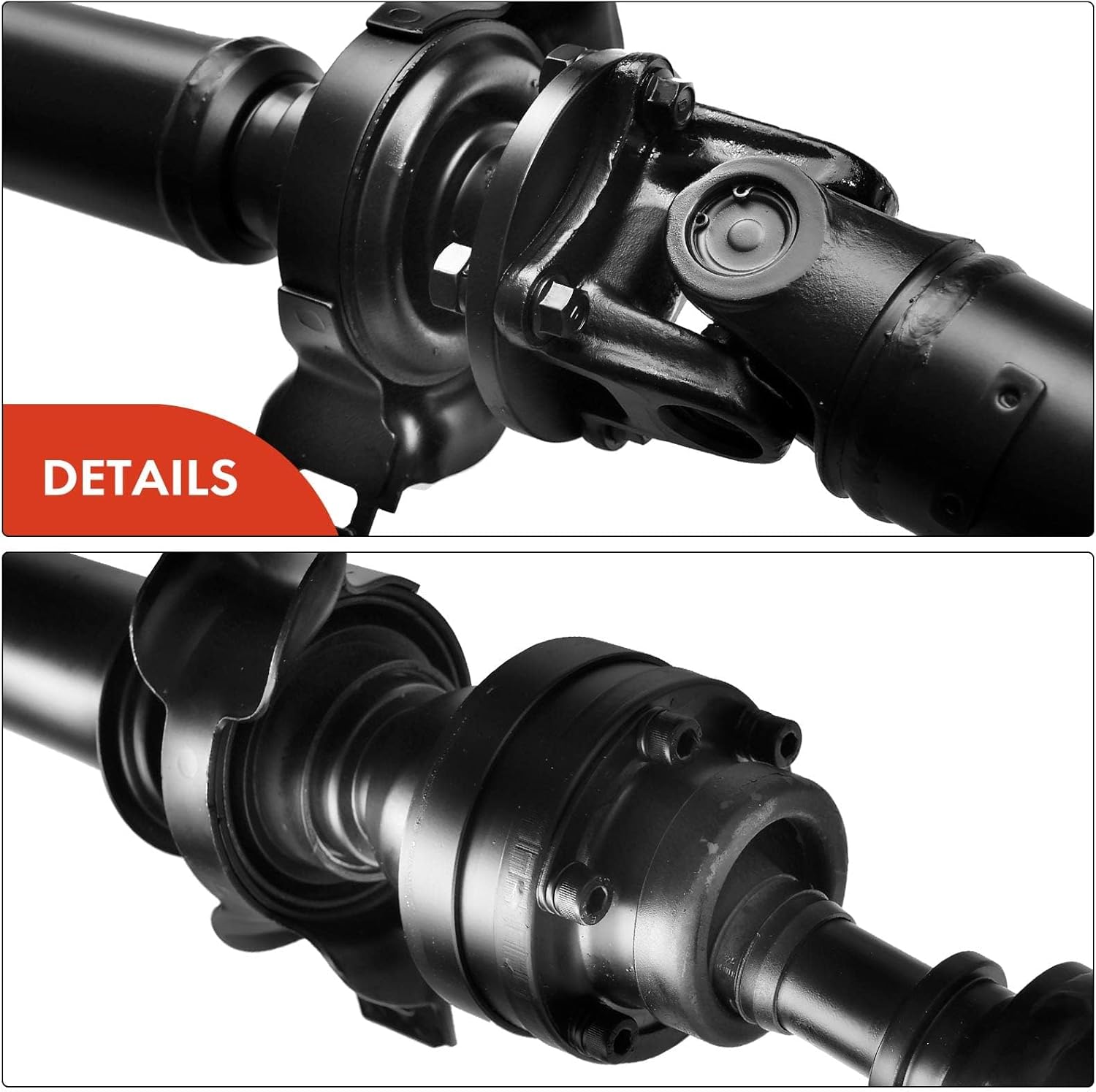 A-Premium Rear Drive Shaft Driveshaft Assembly Compatible with Toyota Highlander 2008-2010 3.3L, Highlander 2008-2014 3.5L, AWD, Replace# 3710048030, Complete Prop Shaft