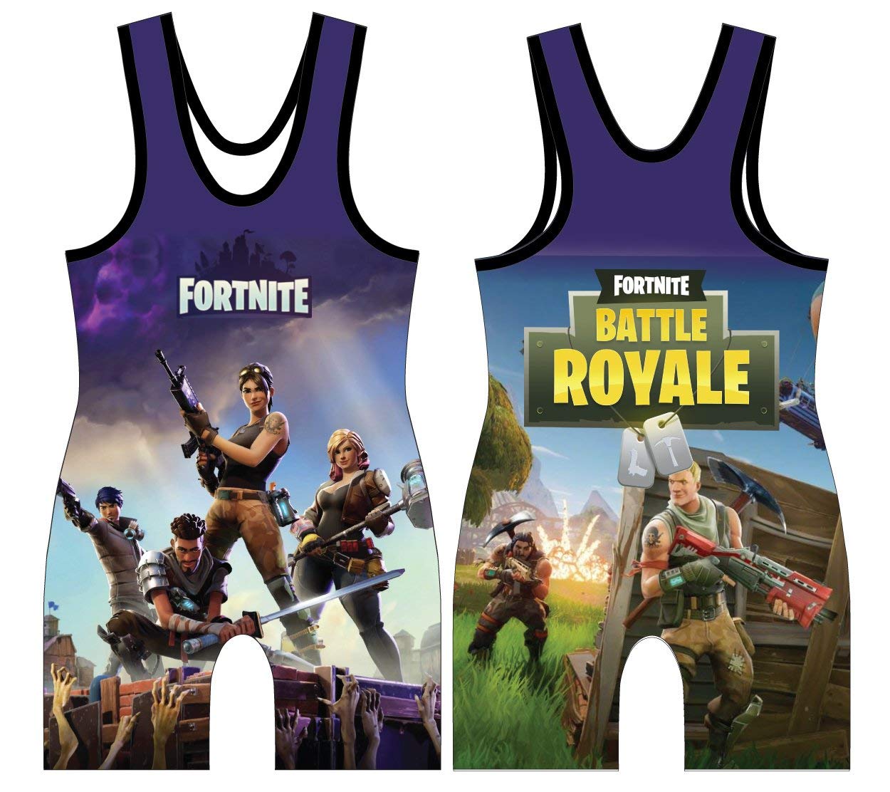 Battle Royale Sublimated Wrestling Singlet
