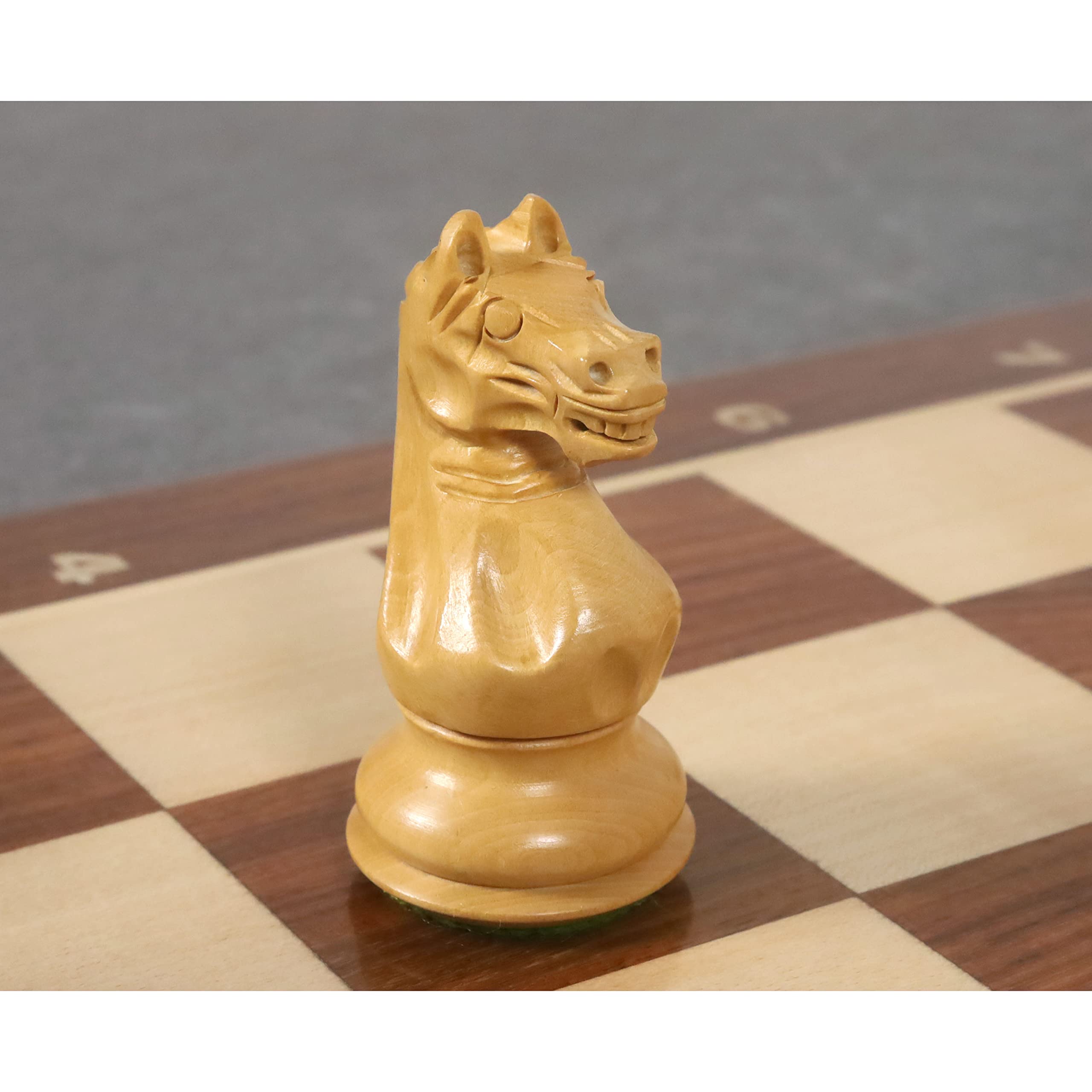 Royal Chess Mall - Gambit Staunton 9,53 cm Scacchi Set - Palissandro dorato ponderato