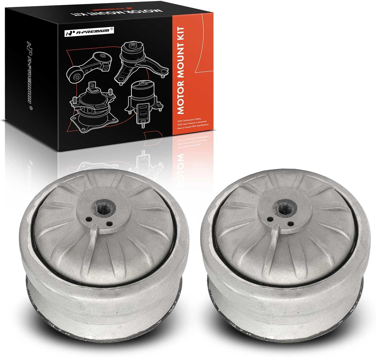 A-Premium Engine Motor Mount Kit Compatible with Mercedes-Benz S350, 190D, 190E, 260E, 280CE, 280E, 300CE, 300D, 300E, 300SD, 300TD, 300TE, 2.3L 2.5L 2.6L 2.8L 3.0L 3.2L 3.4L