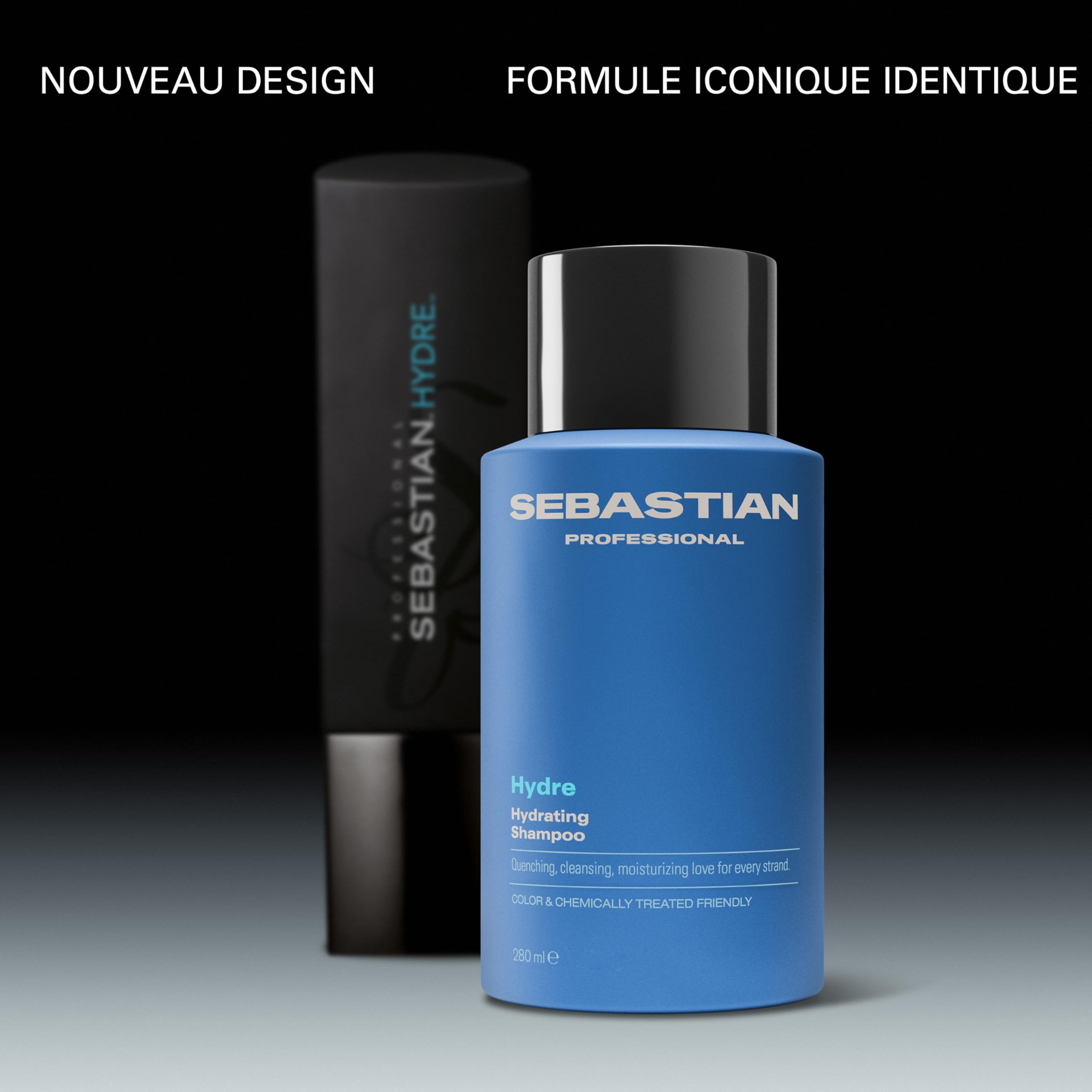 Sebastian Professional Hydre – Shampoing hydratant professionnel, nourrit et adoucit les cheveux secs ou fragilisés – 280 ml