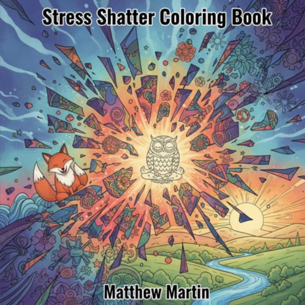 Stress Shatter Coloring Book: A Powerful Stress-Relief Coloring Book of Sacred Geometry & Calming Patterns