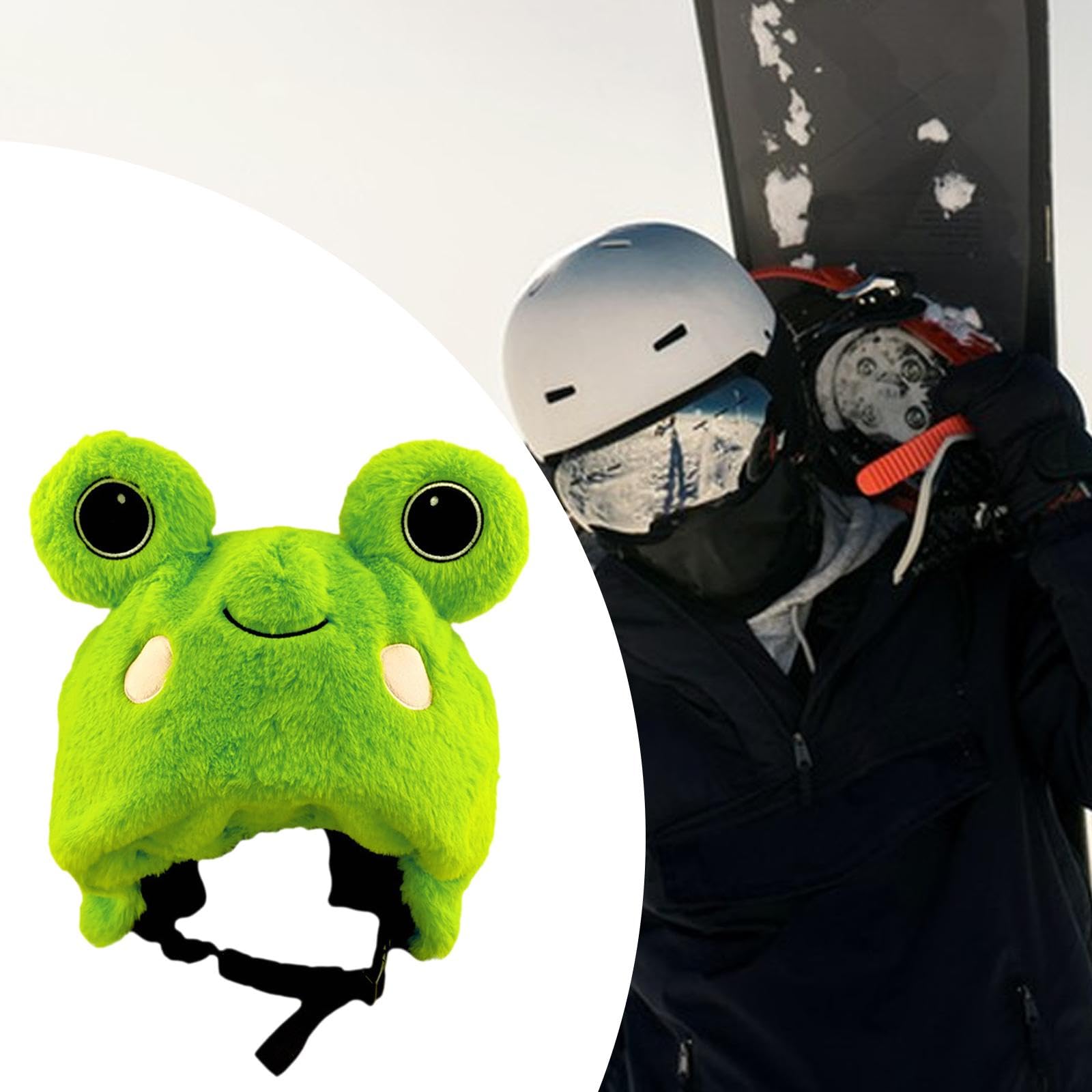 Fenteer Couvre-Casque de Vélo, Accessoire pour Casque, Motif Amusant