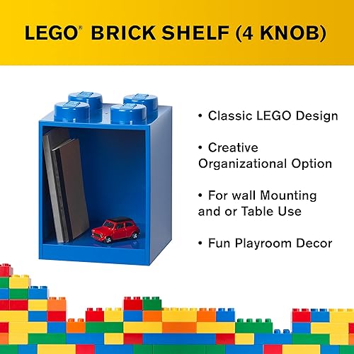 Miniatura 35 de Room Copenhagen Estante de ladrillo Lego, 4 tachuelas, color negro Negro,Azul,Blanco,gris,Rojo,https://www.amazon.com/dp/undefined