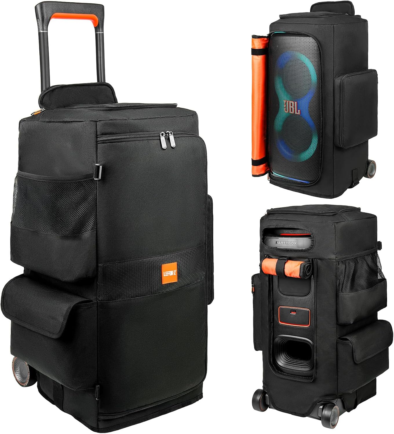 Speaker Case Compatible with JBL PartyBox 320,Bottomless Speaker