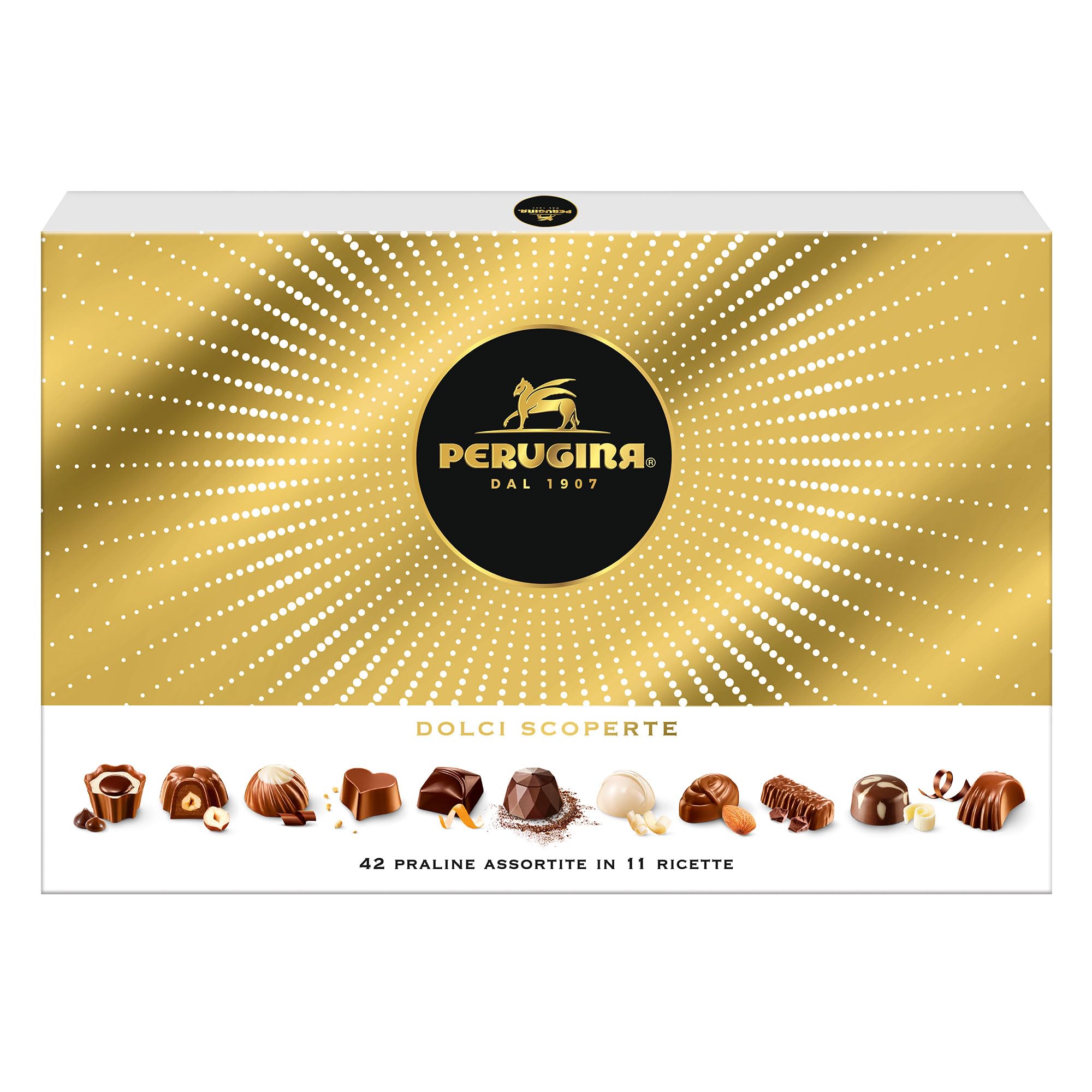 PERUGINA Dolci Scoperte Cioccolatini Assortiti, Scatola Regalo 398g