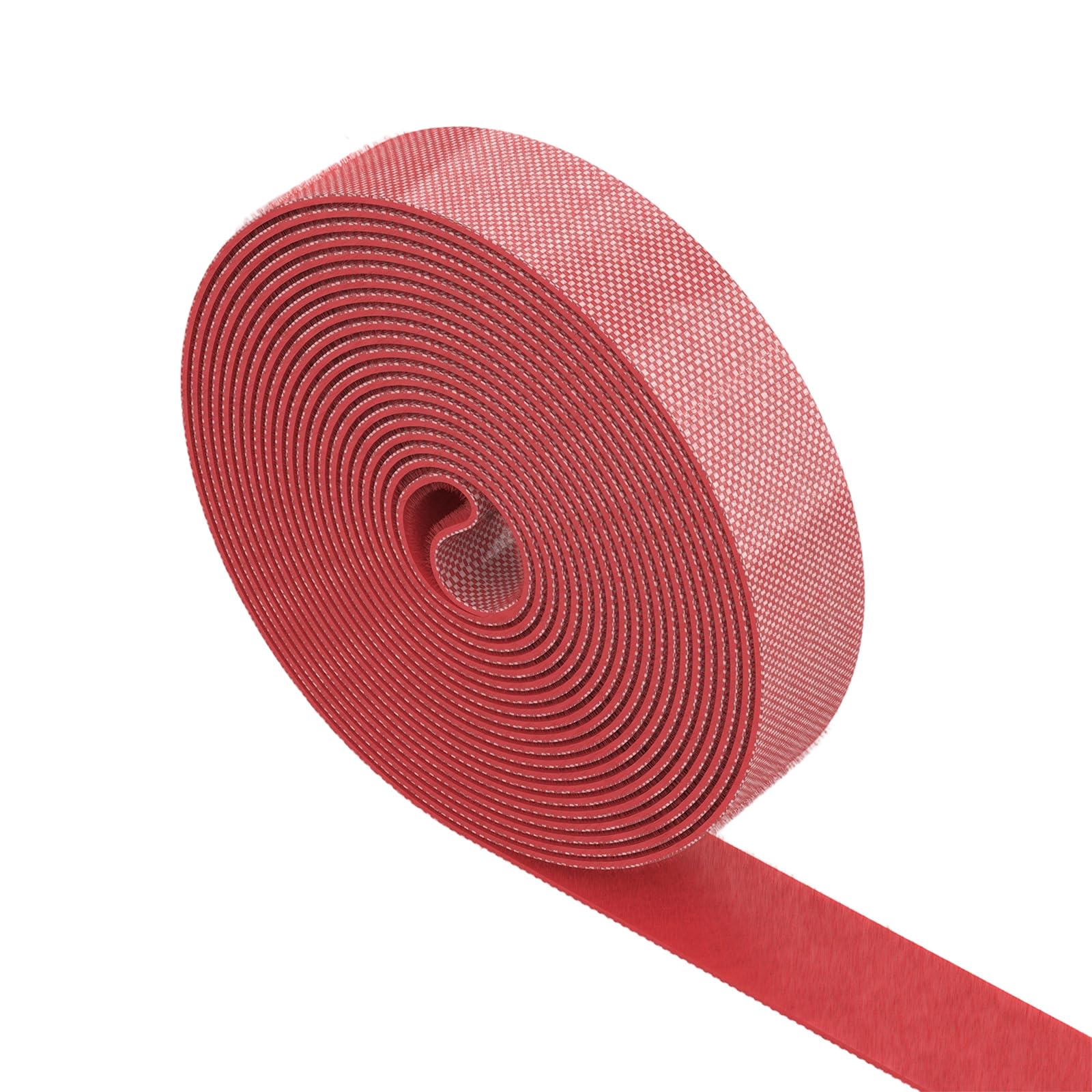 Hsioluted Red 5M Recyclable Polyamide Cord Belts | Customizable Gripping Cable Management For Outdoor Electronics & Gardening Fastening Cable Ties
