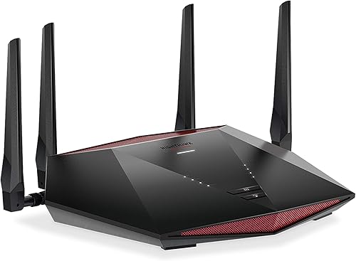 NETGEAR Nighthawk Gaming Router WiFi 6 (AX5400 Speed 6 — priekinis vaizdas