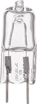 Plusrite 3413-75 Watt Halogen Light Bulb - T4 - G8 Base - Clear - 2,000 Life Hours - 1,300 Lumens - 130 Volt,