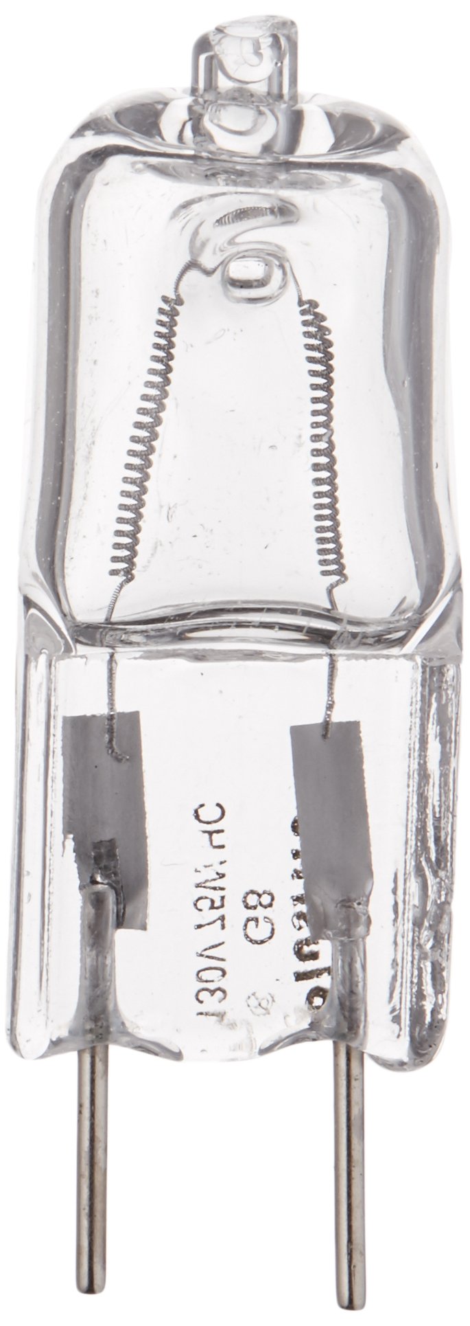 Plusrite 3413-75 Watt Halogen Light Bulb - T4 - G8 Base - Clear - 2,000 Life Hours - 1,300 Lumens - 130 Volt,