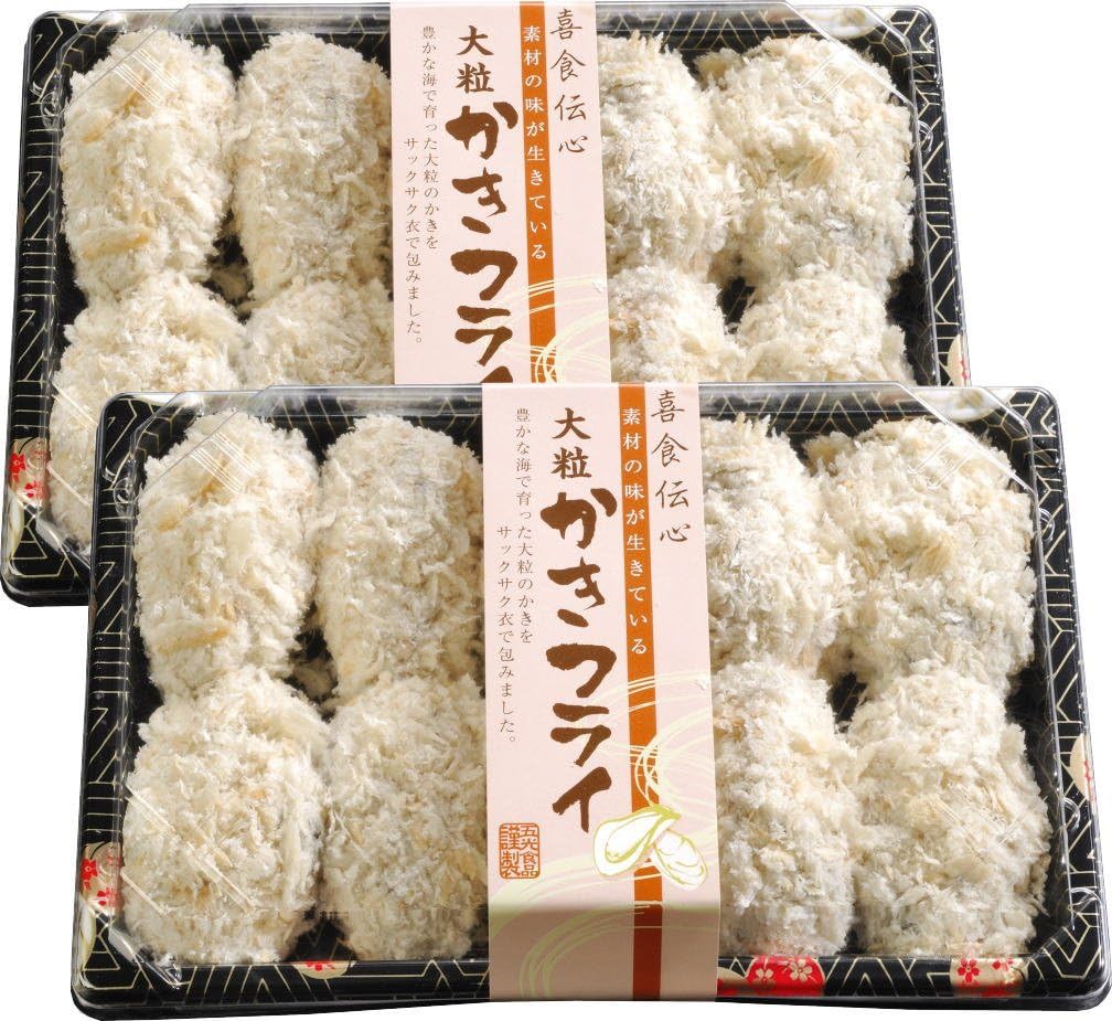多様な 牡蠣フライ2パックセット 大粒粒 冷凍食品 宮城県産 お惣菜 カキ Supplystudies Com