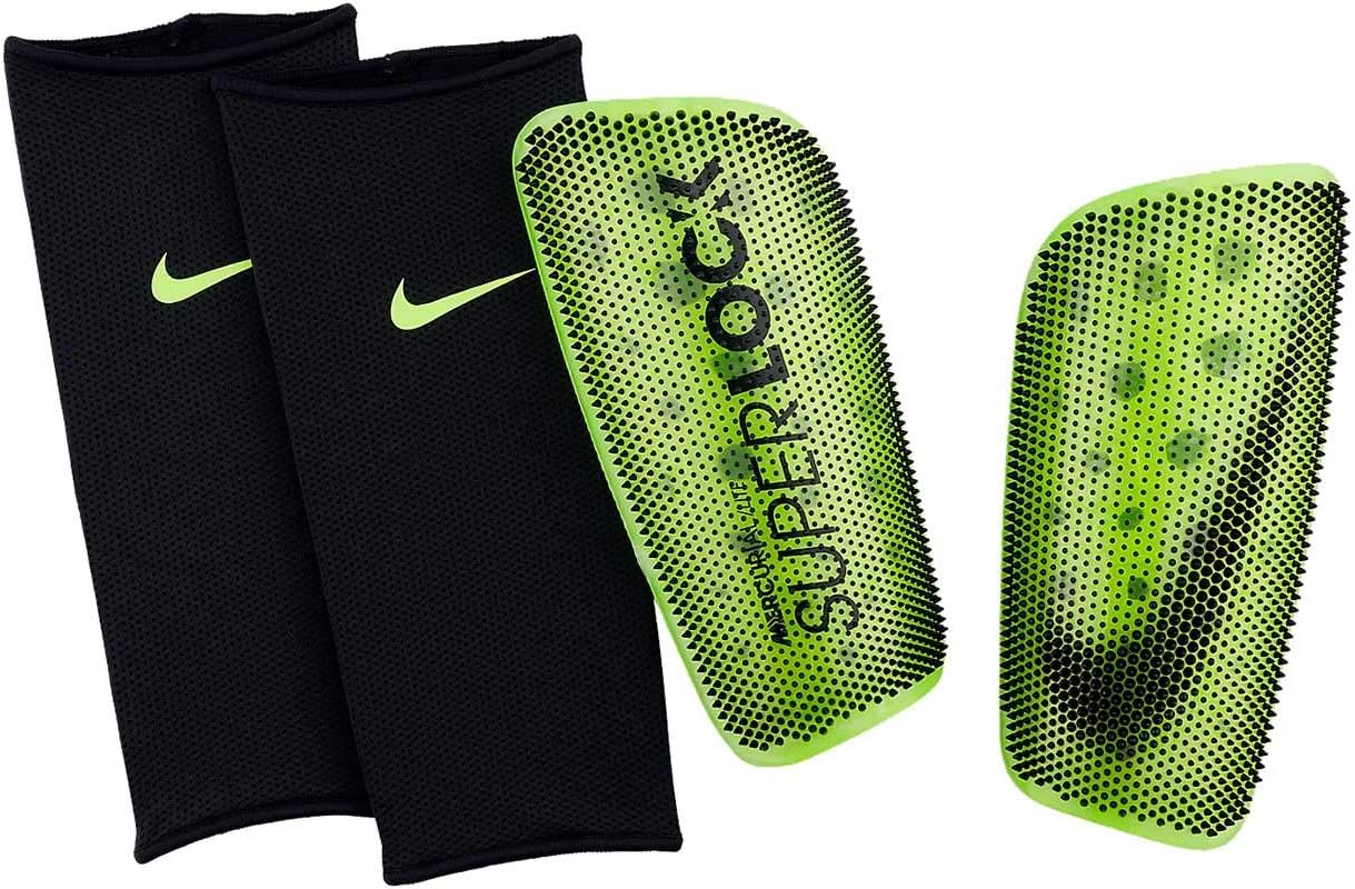 NIKE Mercurial Lite Superlock Shinguard Green S, Shin Guards Amazon