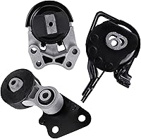 Rockplanet 3-Pc Engine Mount Kit for 07-14 Ford Edge 3.5L/3.7L & Lincoln MKX - Front Rear Transmission Mounts A5342 A5431 A5605