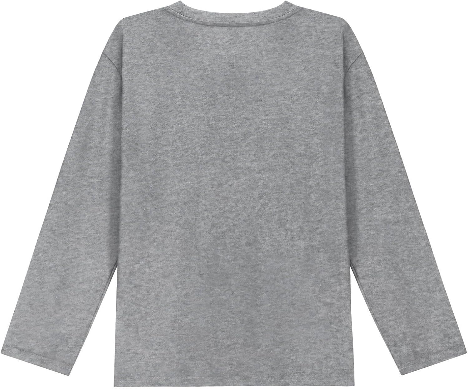 Girls Boys Baggy Sweatshirts Oversized Kids Plain Preppy Pullover Tops Spring Long Sleeve Crewneck Tees 5-15 Years - Image 5