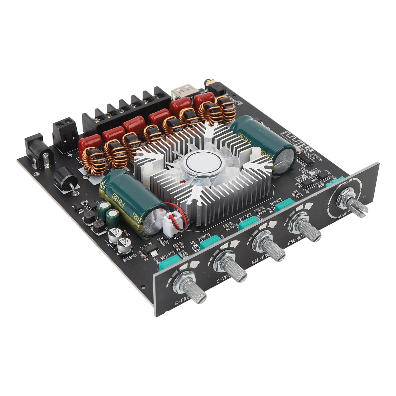 KIMISS 2.1 Modulo di Amplificatore di Potenza del Canale 220WX2 e 350W TPA3255 Amplificatore con Controllo delle App per Altoparlanti Fai -da -te
