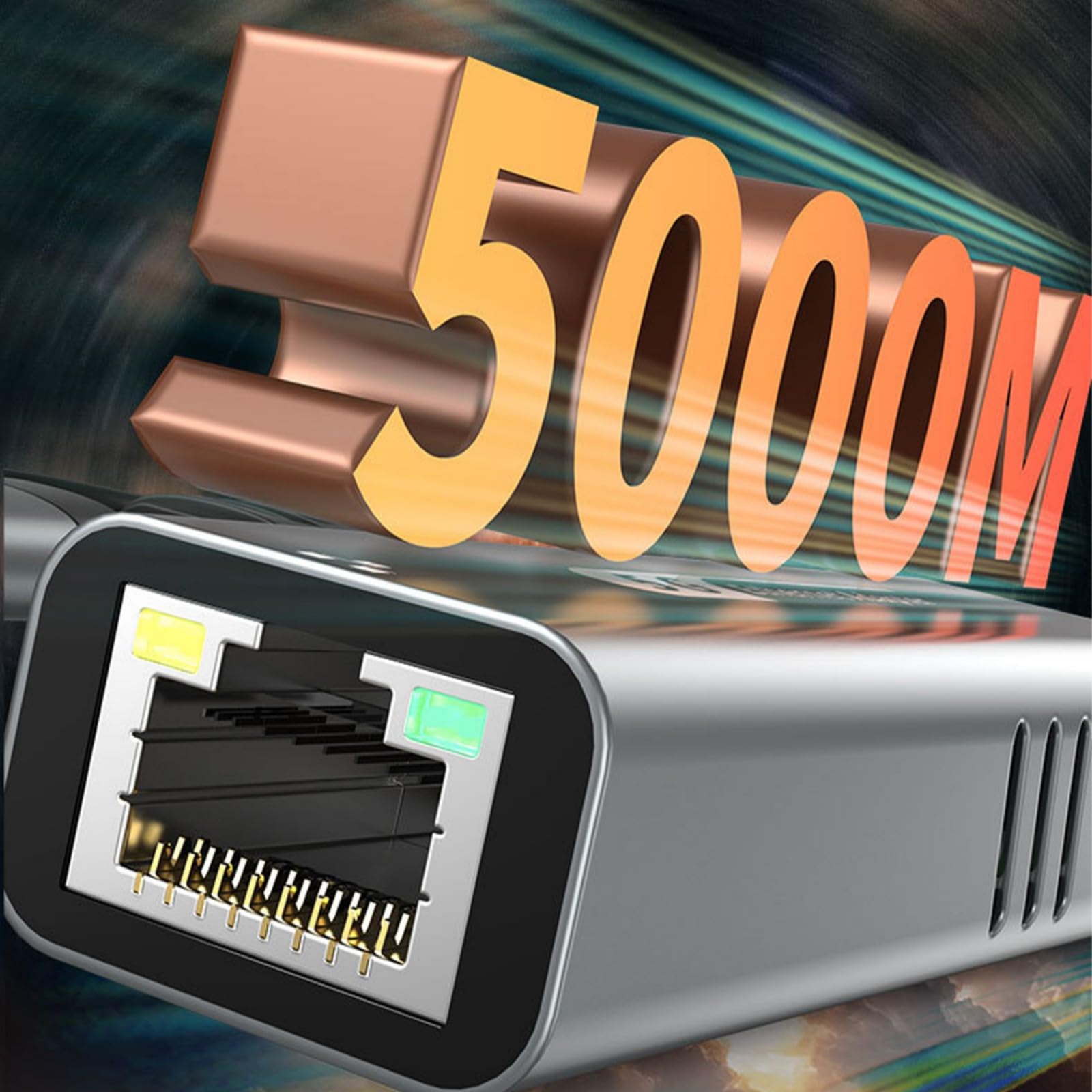 Adaptateur USB 5 GHz Gigabit Ethernet avec USB 3.0 et port de type C pour une connexion Internet rapide et stable Adaptateur réseau de jeu