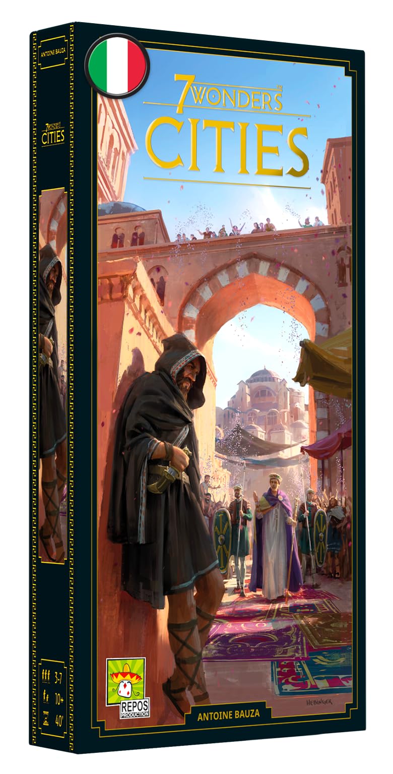 Asmodee - 7 Wonders: Cities - Espansione Gioco da Tavolo, 3-​7 Giocatori, 10+ Anni, Edizione in Italiano