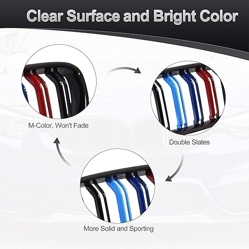 Miniatura 3 de ATPOEN - Parrilla frontal F32 para BMW Serie 4 M4 F80 F82 F83 F32 F33 F36 430i 428i 435i 440i 2014 2015 2016 2017 2018 2019 2020 ATPOEN Front Grill