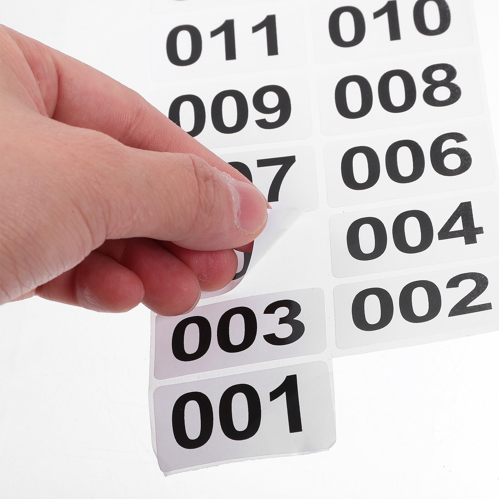 Housoutil 6 Etichette Numerate Autoadesive per Ufficio Magazzino Negozio Adesivi Resistenti e Facili Usare per Organizzazione e Classificazione