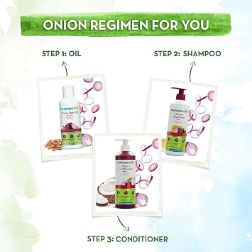 MAMAEARTH Onion Conditioner with Onion & Coconut 13.53 Fl Oz (400ml)
